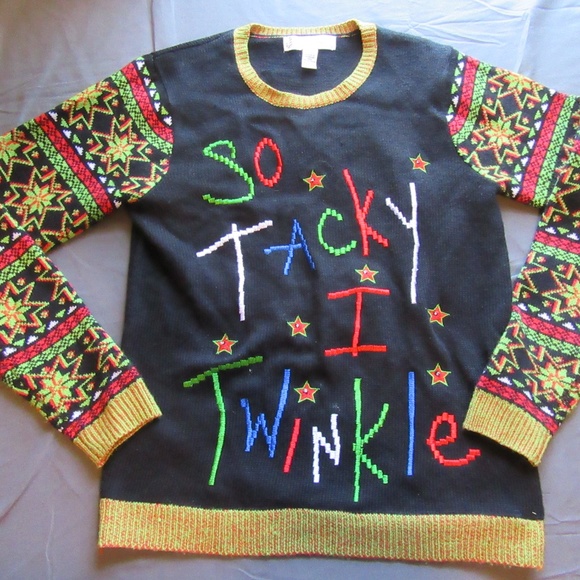 Jolly Sweaters Ugly Christmas Sweater Lot Sz M - Picture 6 of 8